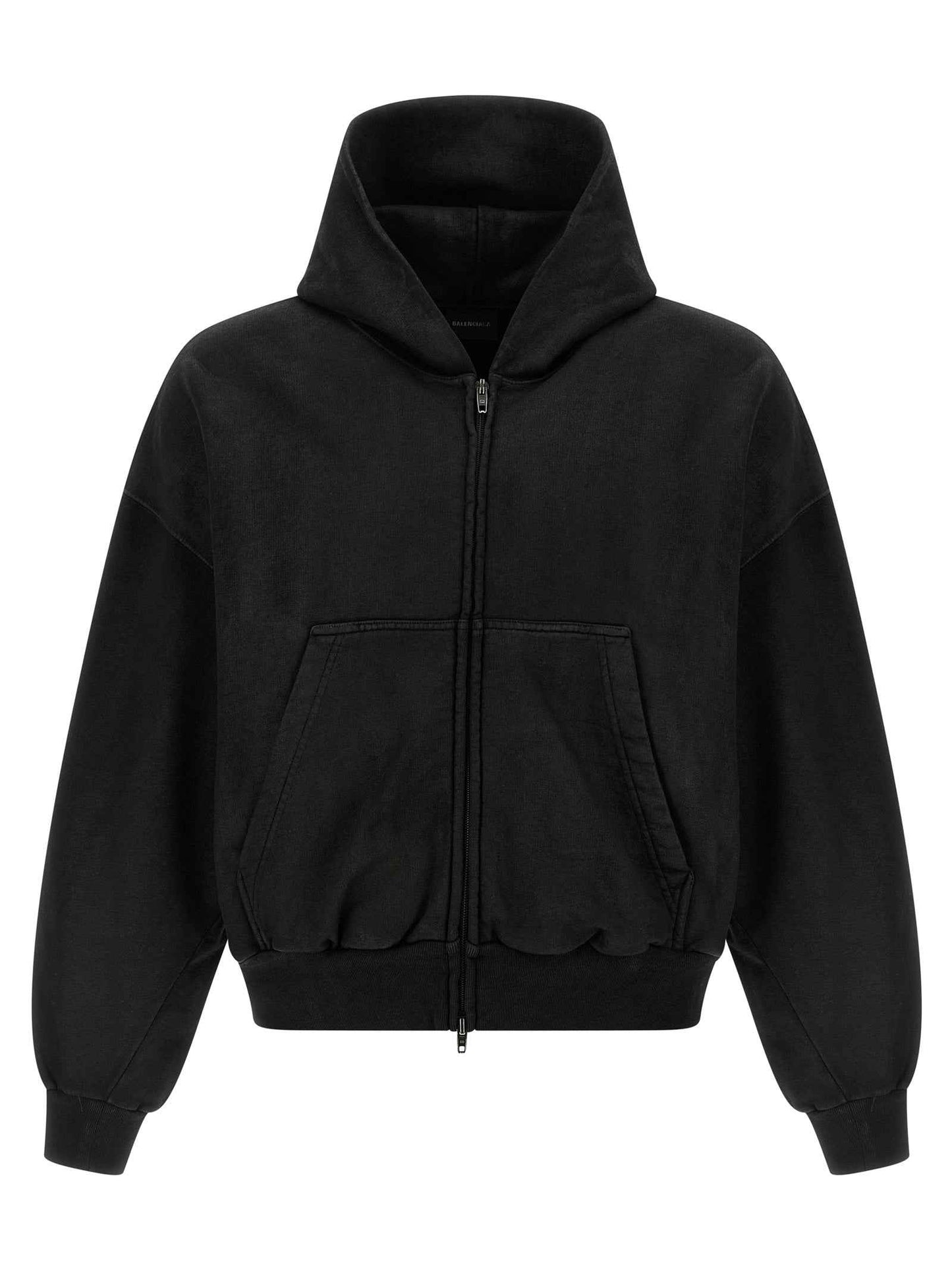 Black Cotton Sweatshirt