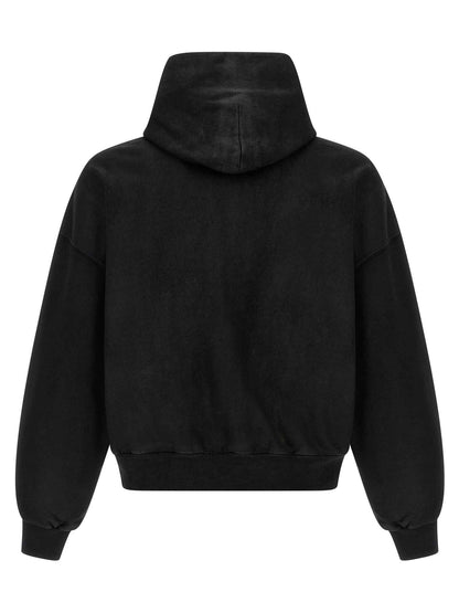 Black Cotton Sweatshirt