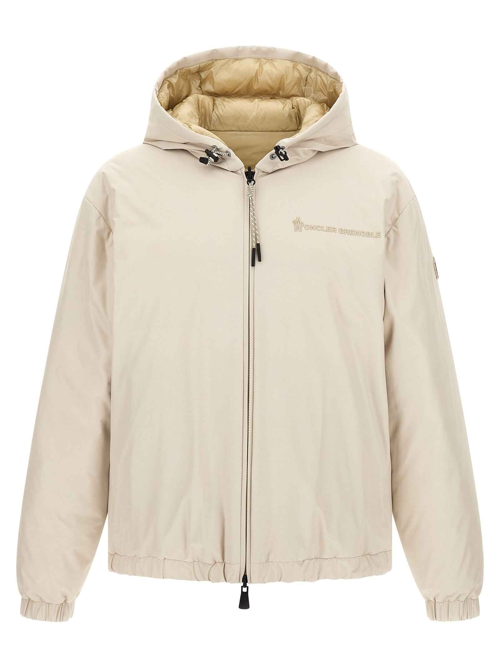 Beige Polyamide Shell Jacket