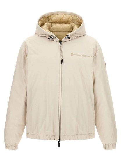 Beige Polyamide Shell Jacket
