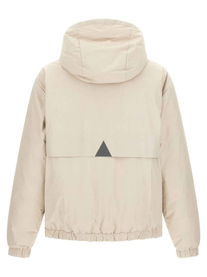 Beige Polyamide Shell Jacket