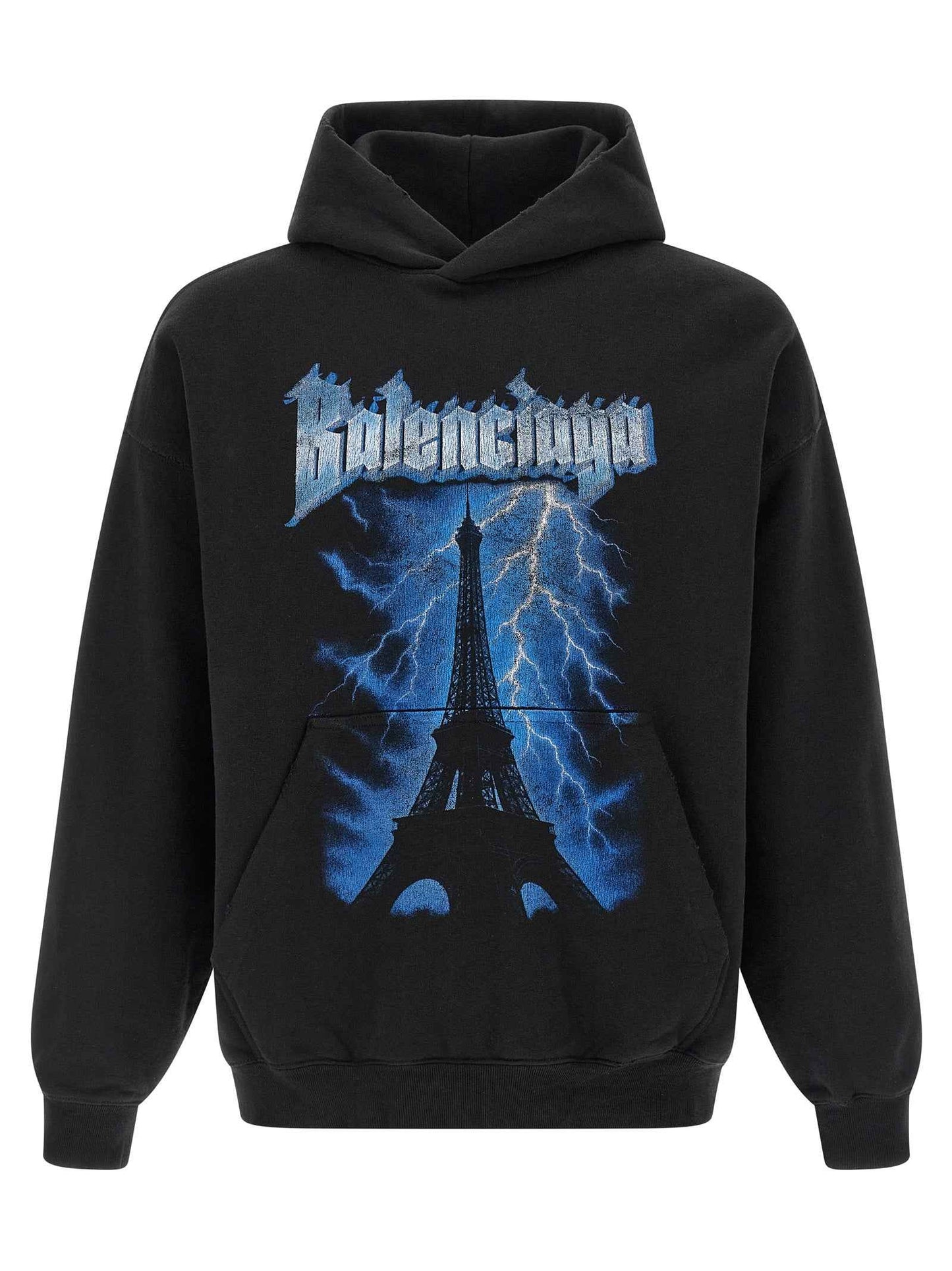 Black Cotton Sweatshirt