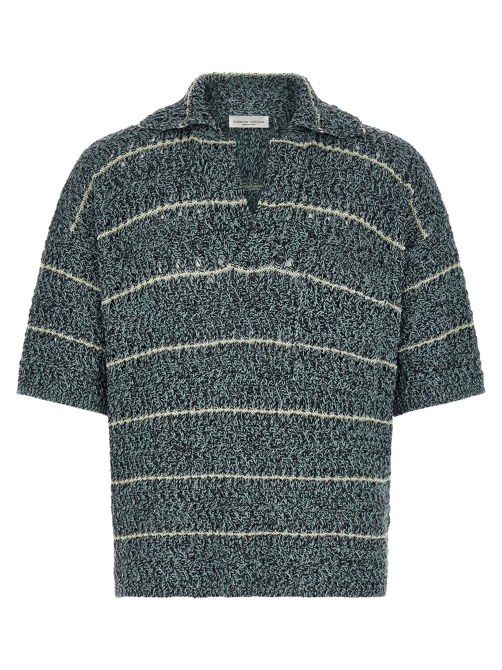 Multicolor Cotton Polo Shirt