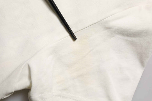 White Cotton Logo Bandana Print Men T-shirt