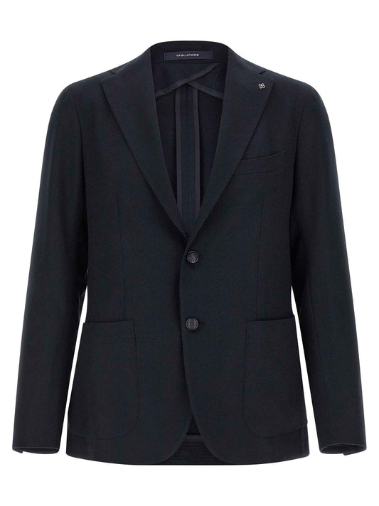 Blue Cotton Blazer