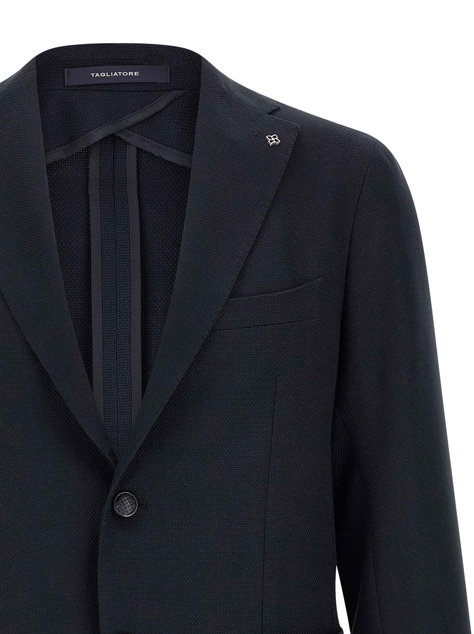 Blue Cotton Blazer