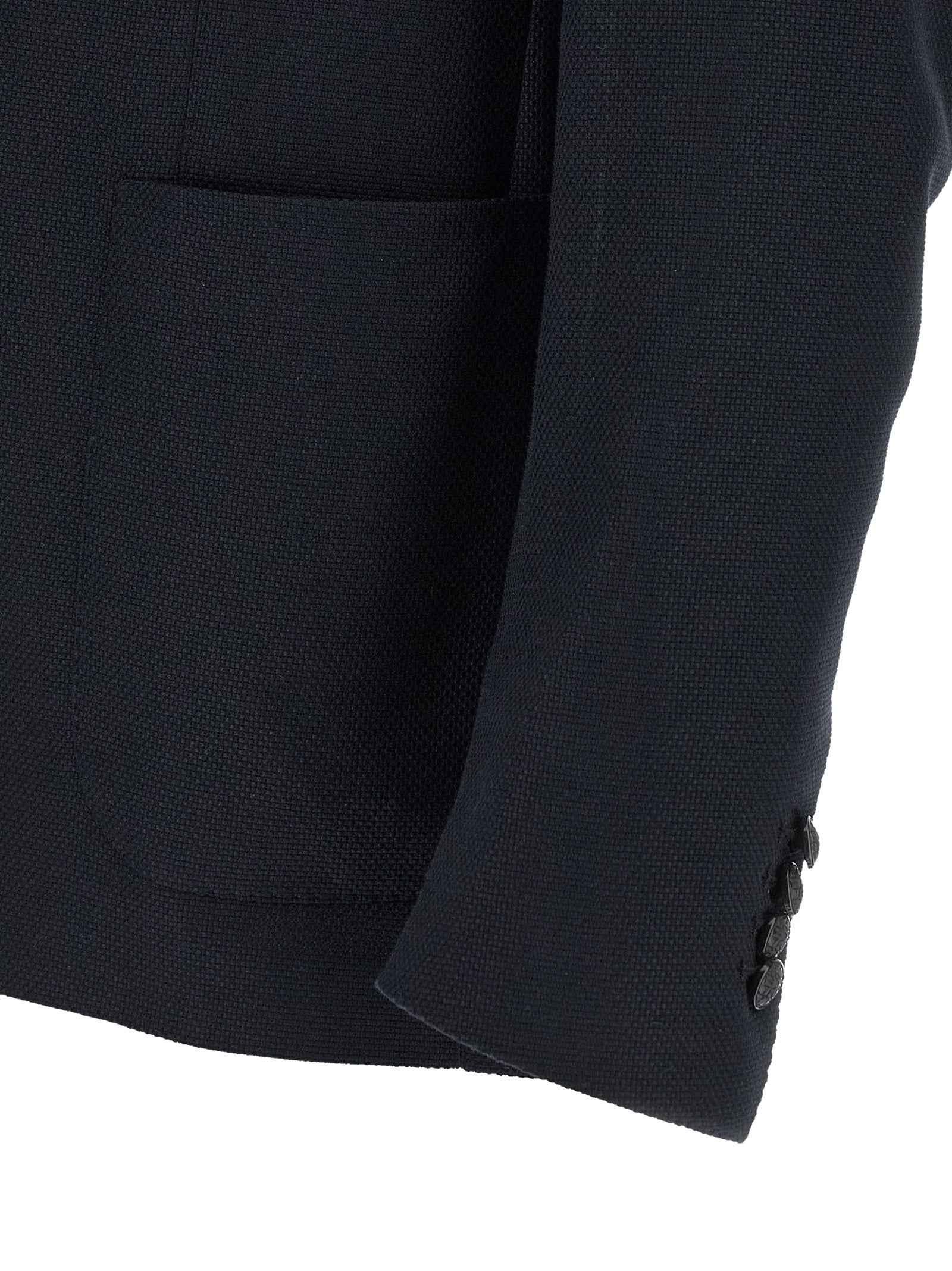 Blue Cotton Blazer