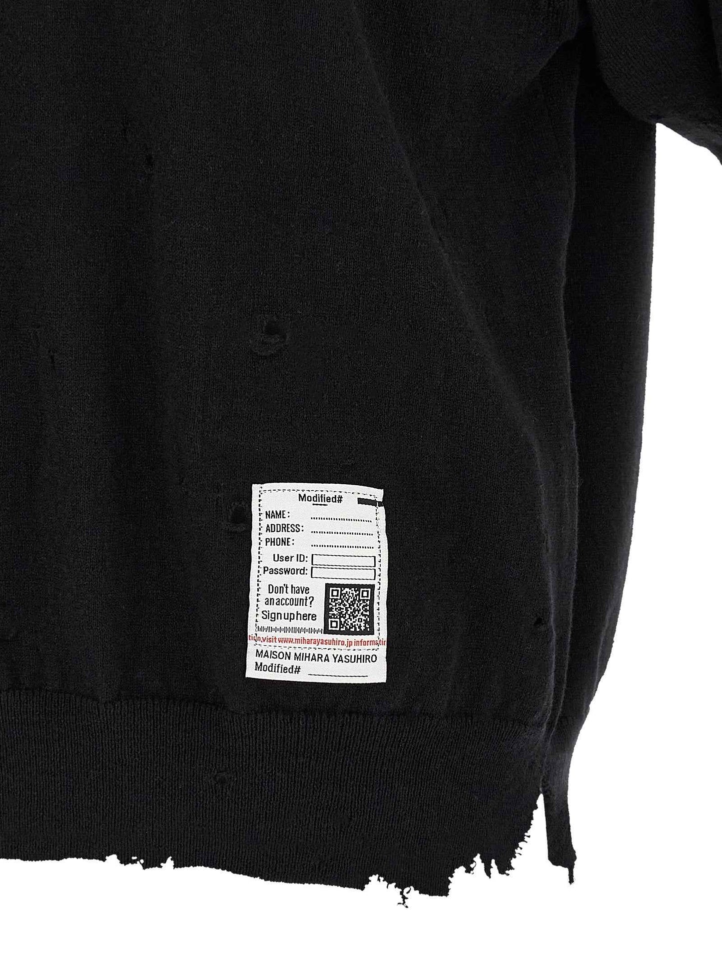 Black Cotton Polo Shirt