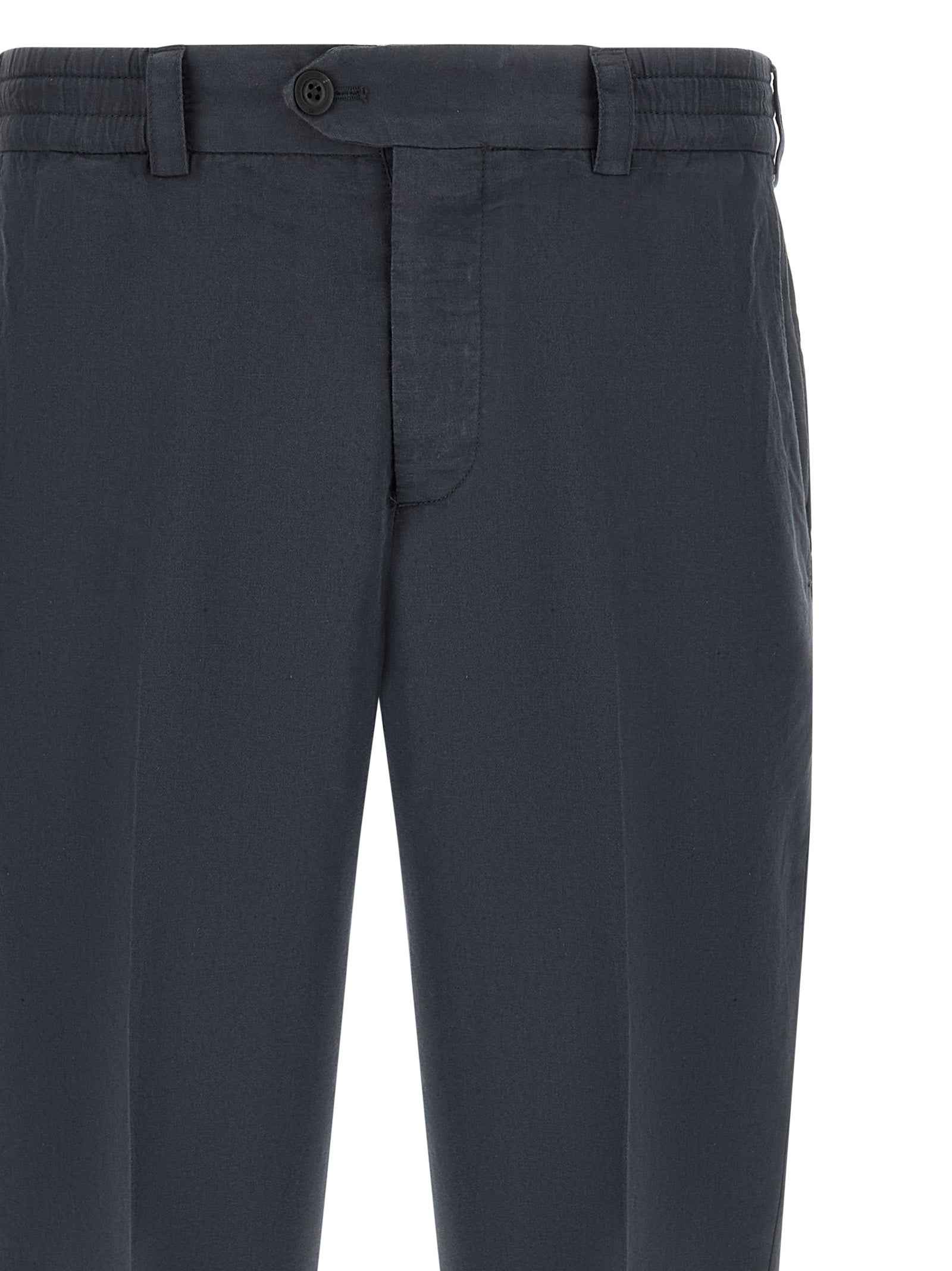 Blue Linen Pants
