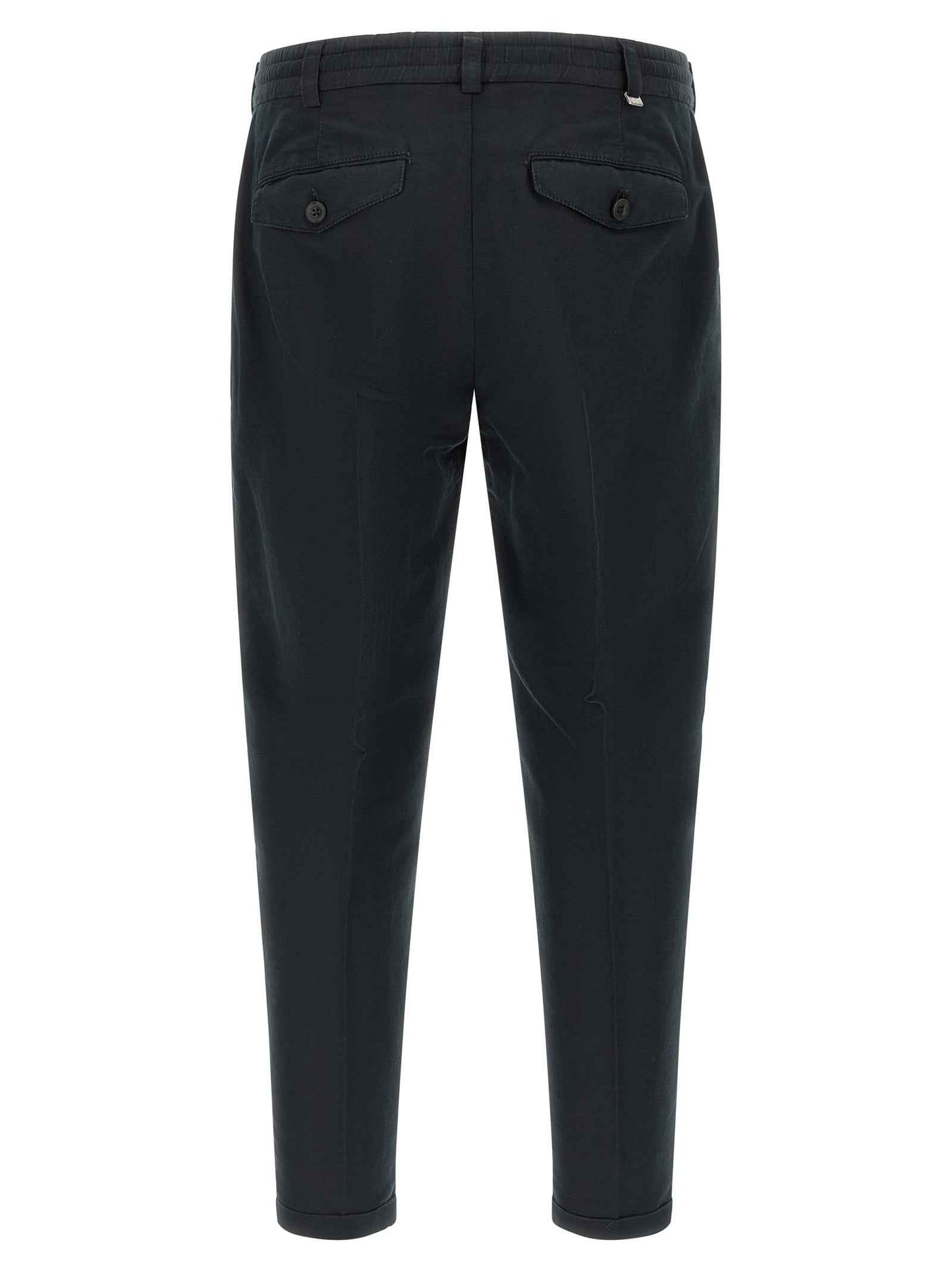 Black Linen Casual Pants