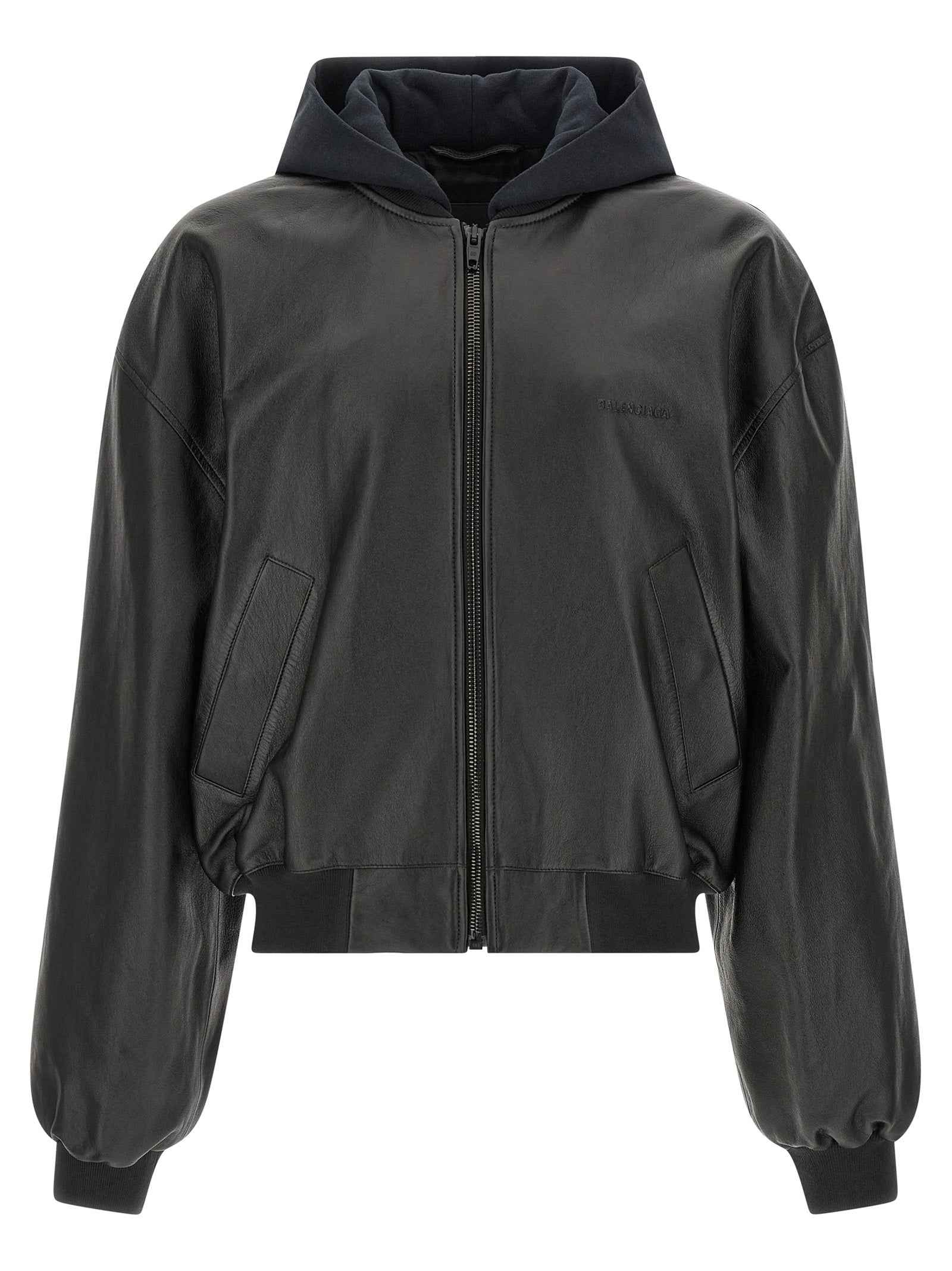 Black Lamb Leather Leather Jacket