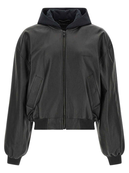 Black Lamb Leather Leather Jacket