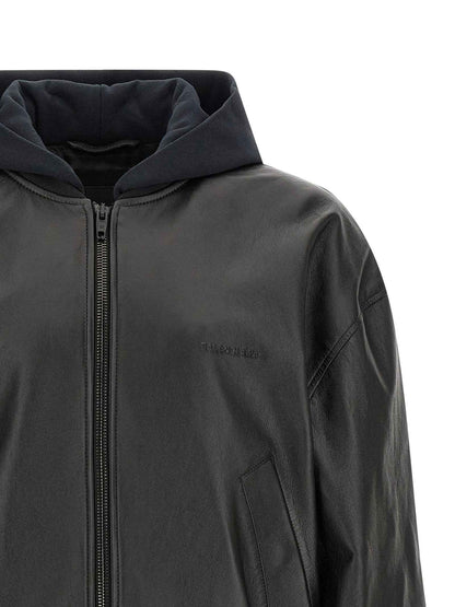 Black Lamb Leather Leather Jacket
