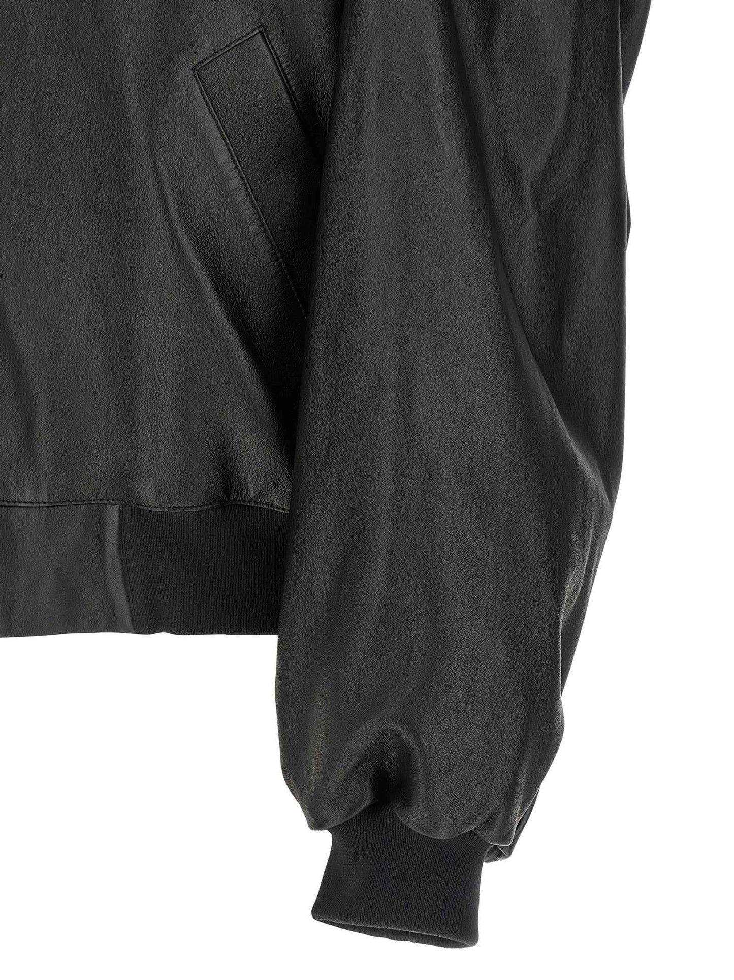 Black Lamb Leather Leather Jacket