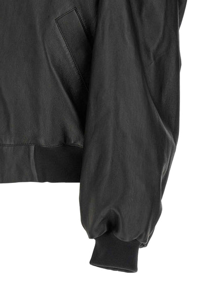 Black Lamb Leather Leather Jacket