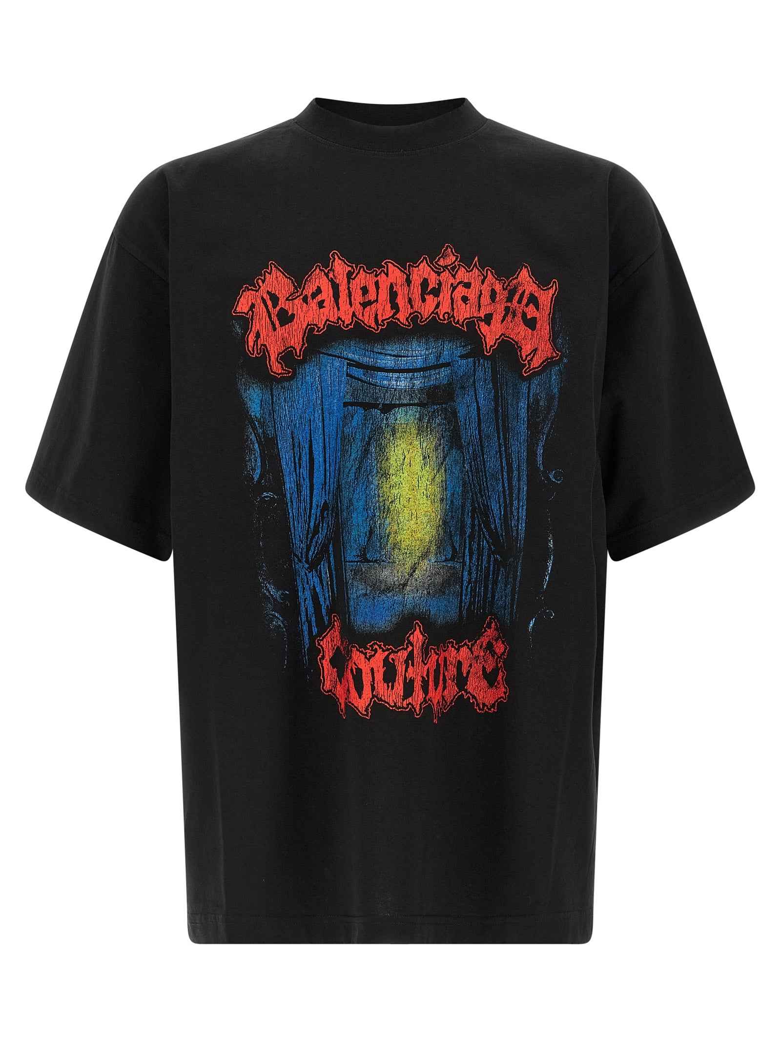 Black Cotton T-Shirt