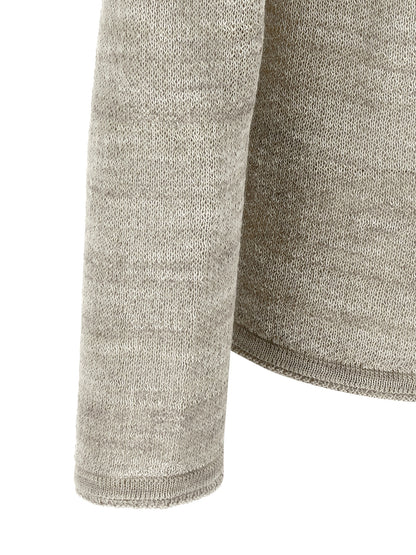 Gray Cotton Cardigan