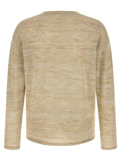 Beige Cotton Cardigan