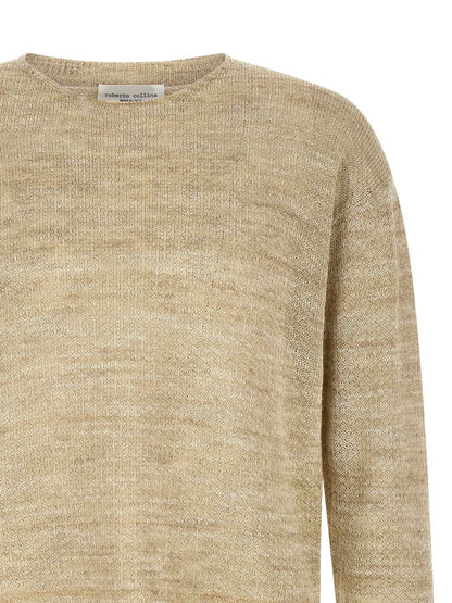 Beige Cotton Cardigan
