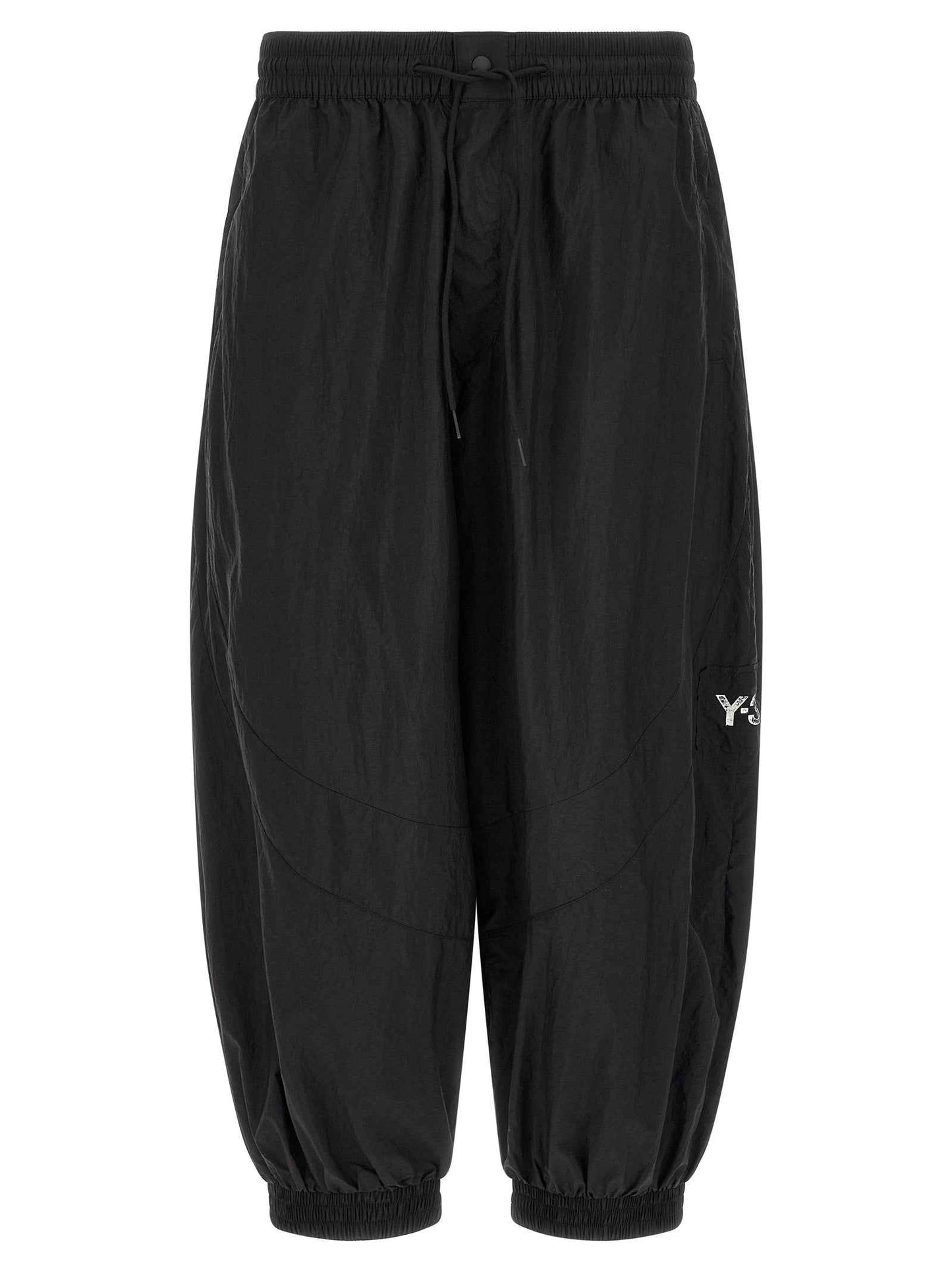 Black Polyamide Joggers (Workout Pants)