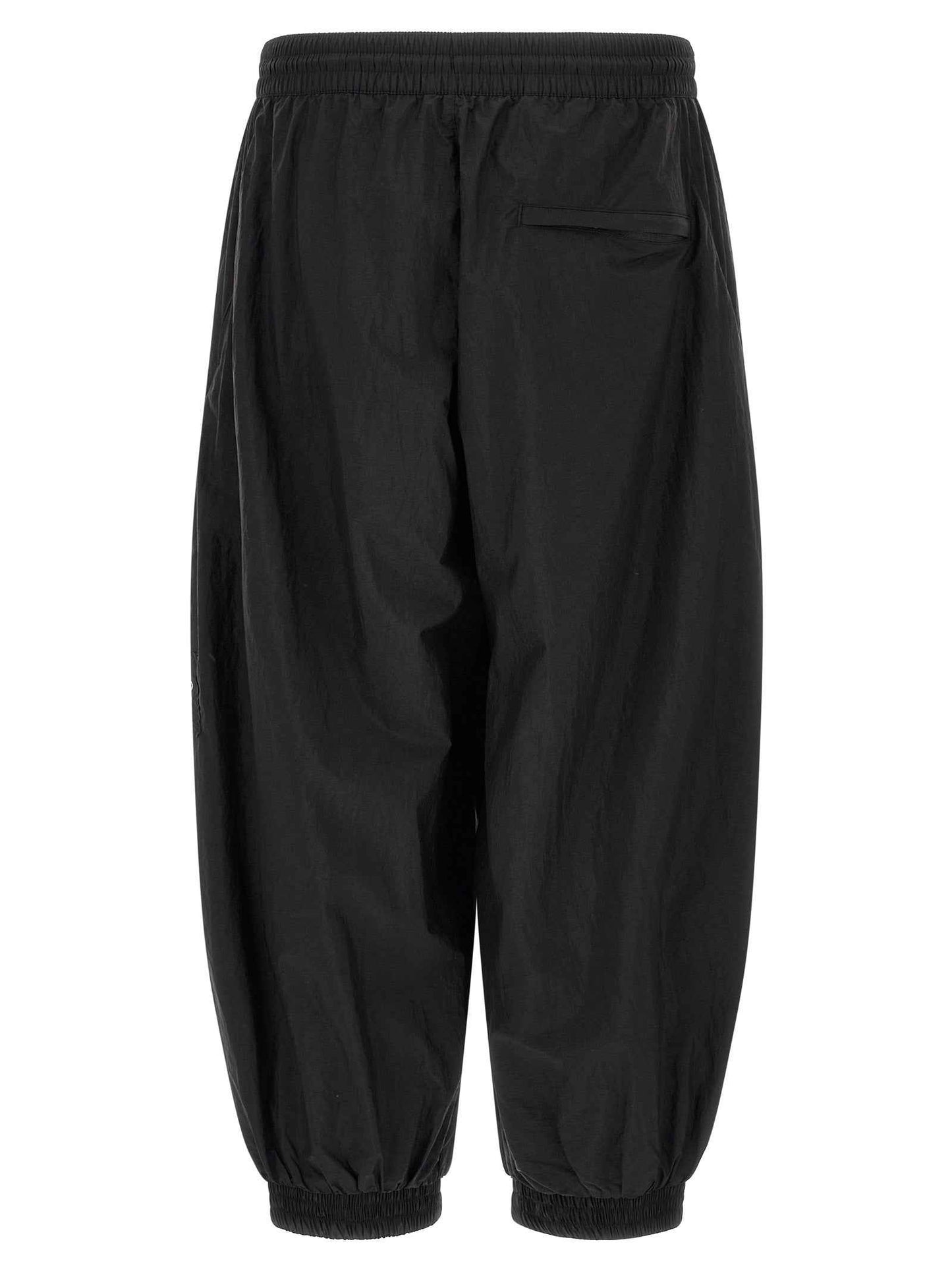 Black Polyamide Joggers (Workout Pants)