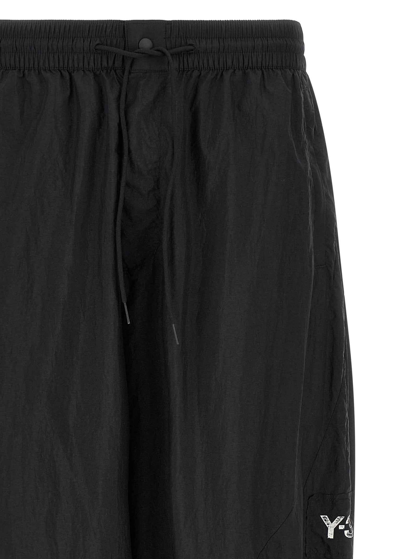 Black Polyamide Joggers (Workout Pants)
