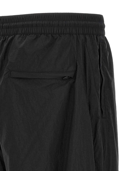 Black Polyamide Joggers (Workout Pants)
