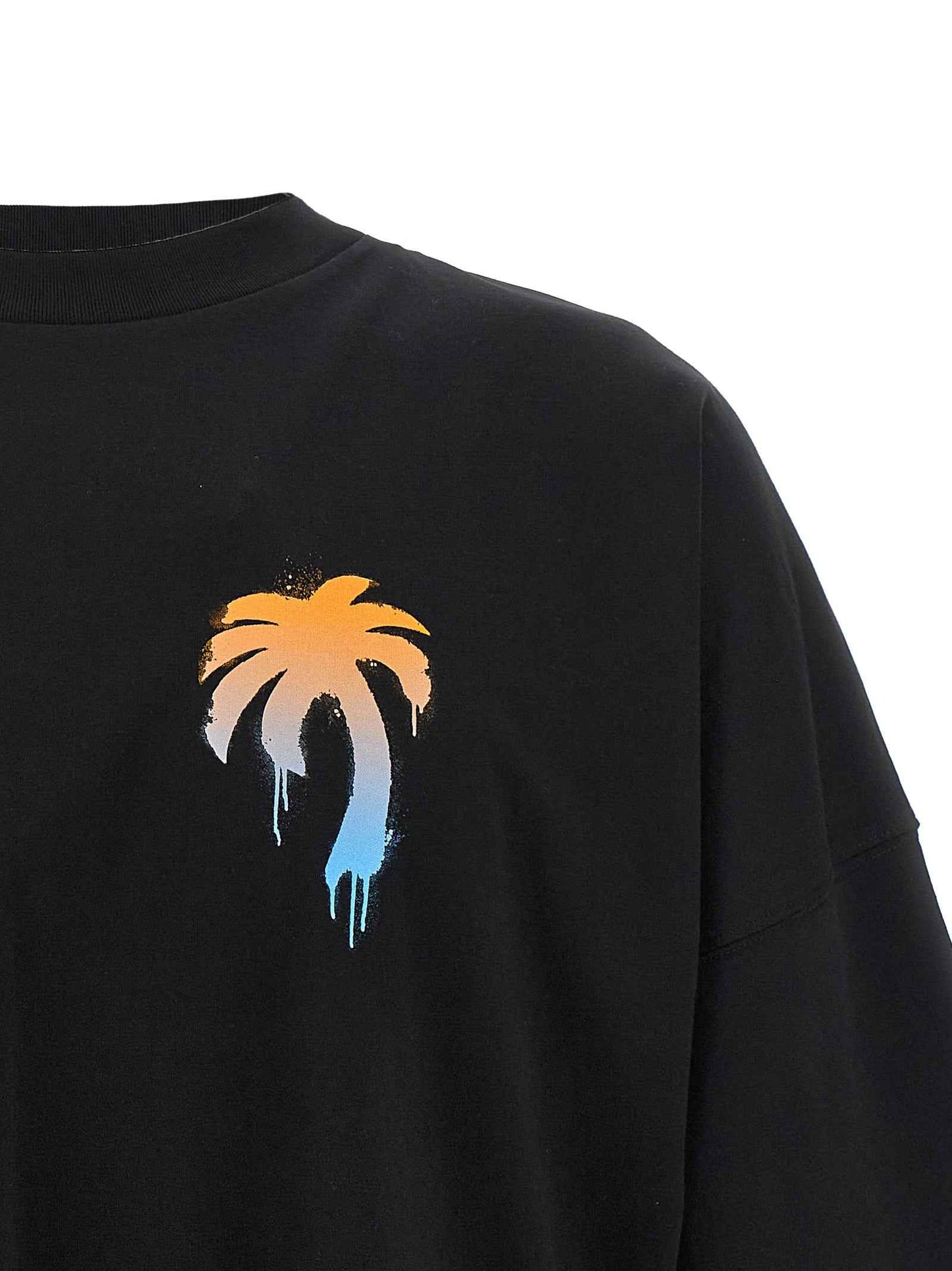 Black Cotton T-Shirt