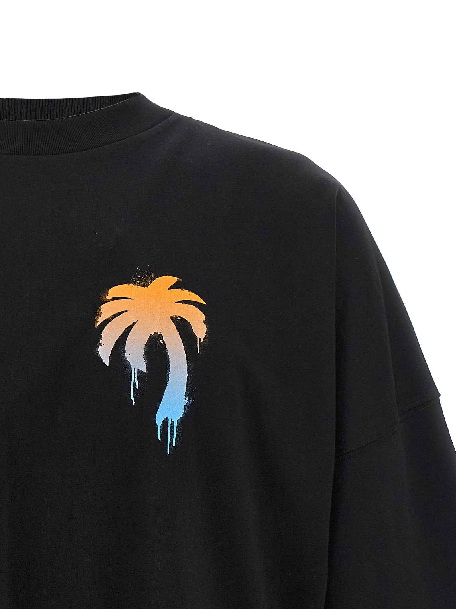 Black Cotton T-Shirt