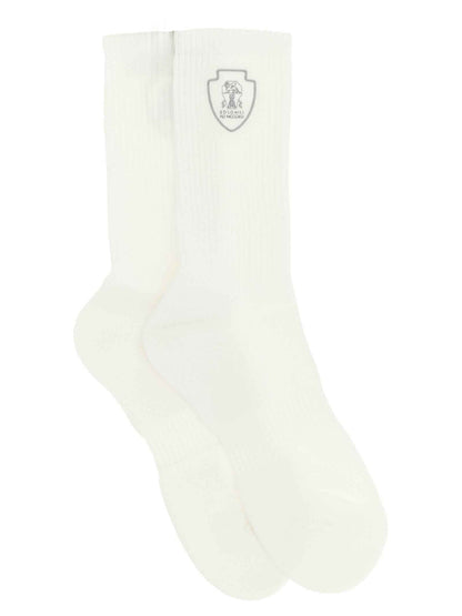 White Cotton Socks