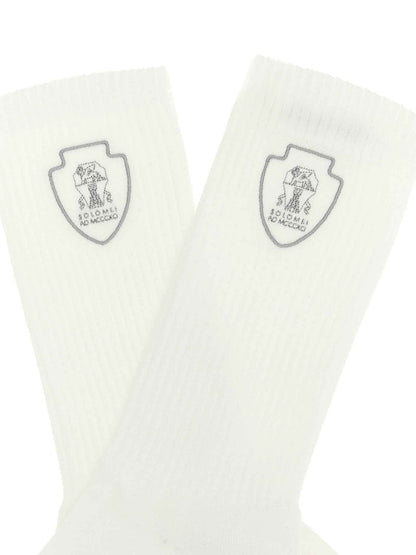 White Cotton Socks
