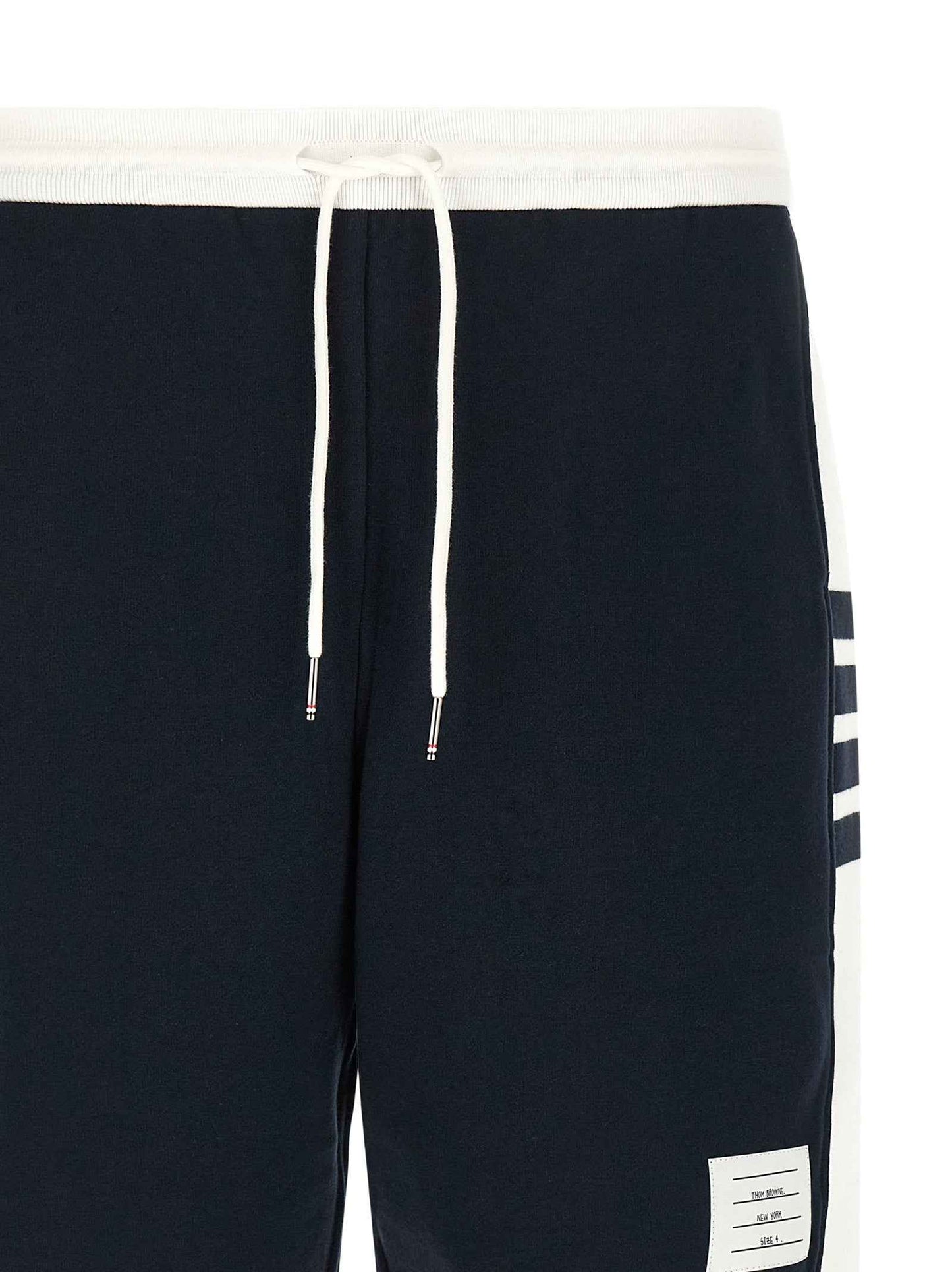 Blue Cotton Bermuda Shorts