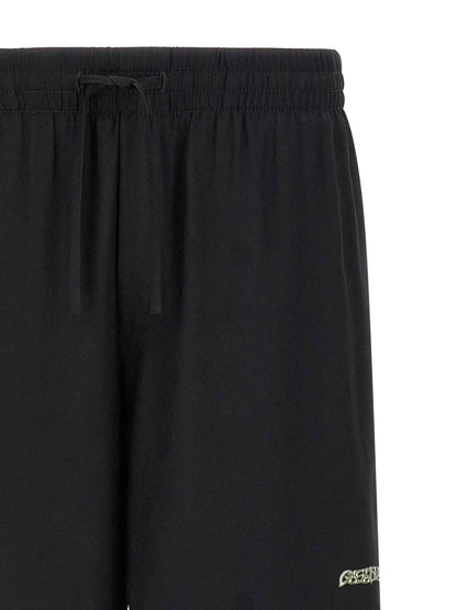 Black Silk Bermuda Shorts