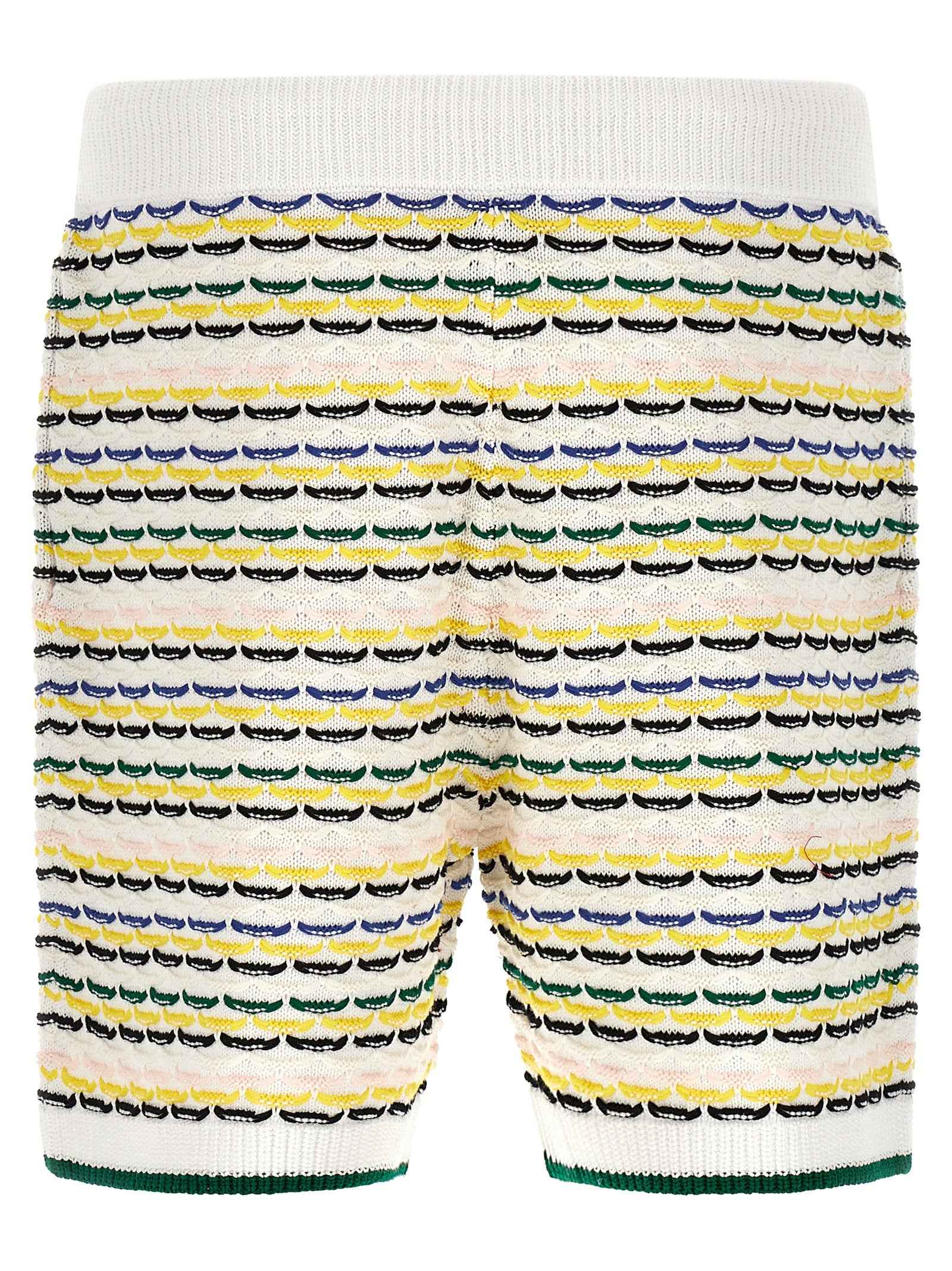 Multicolor Cotton Bermuda Shorts