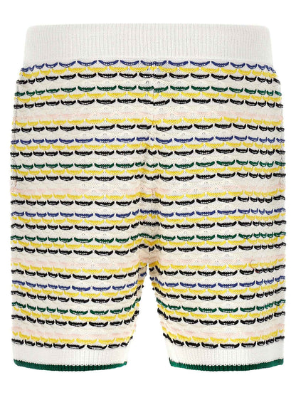 Multicolor Cotton Bermuda Shorts
