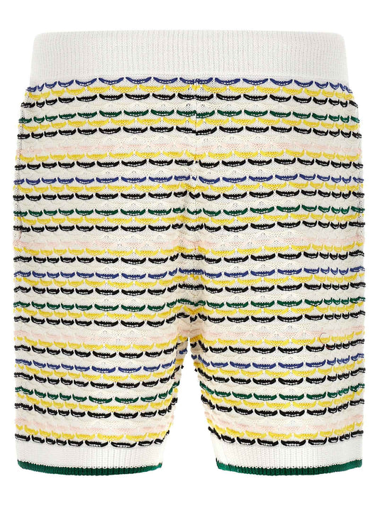 Multicolor Cotton Bermuda Shorts