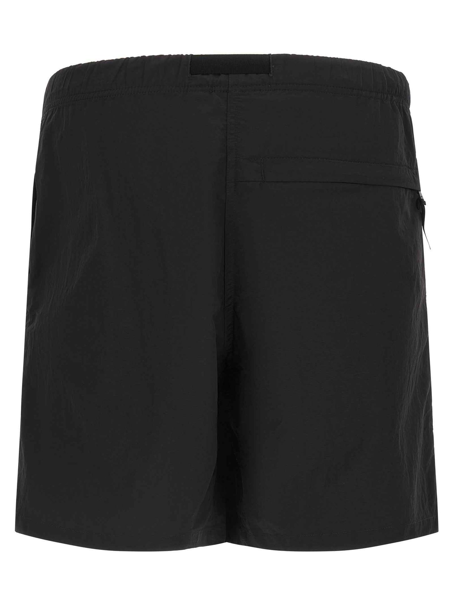 Black Nylon Bermuda Shorts