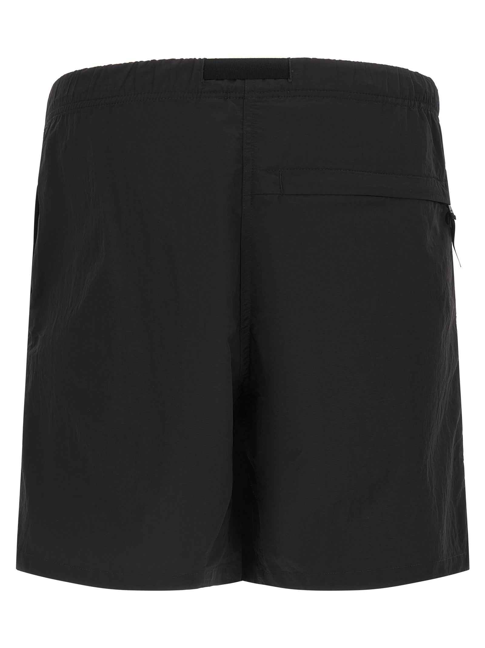 Black Nylon Bermuda Shorts