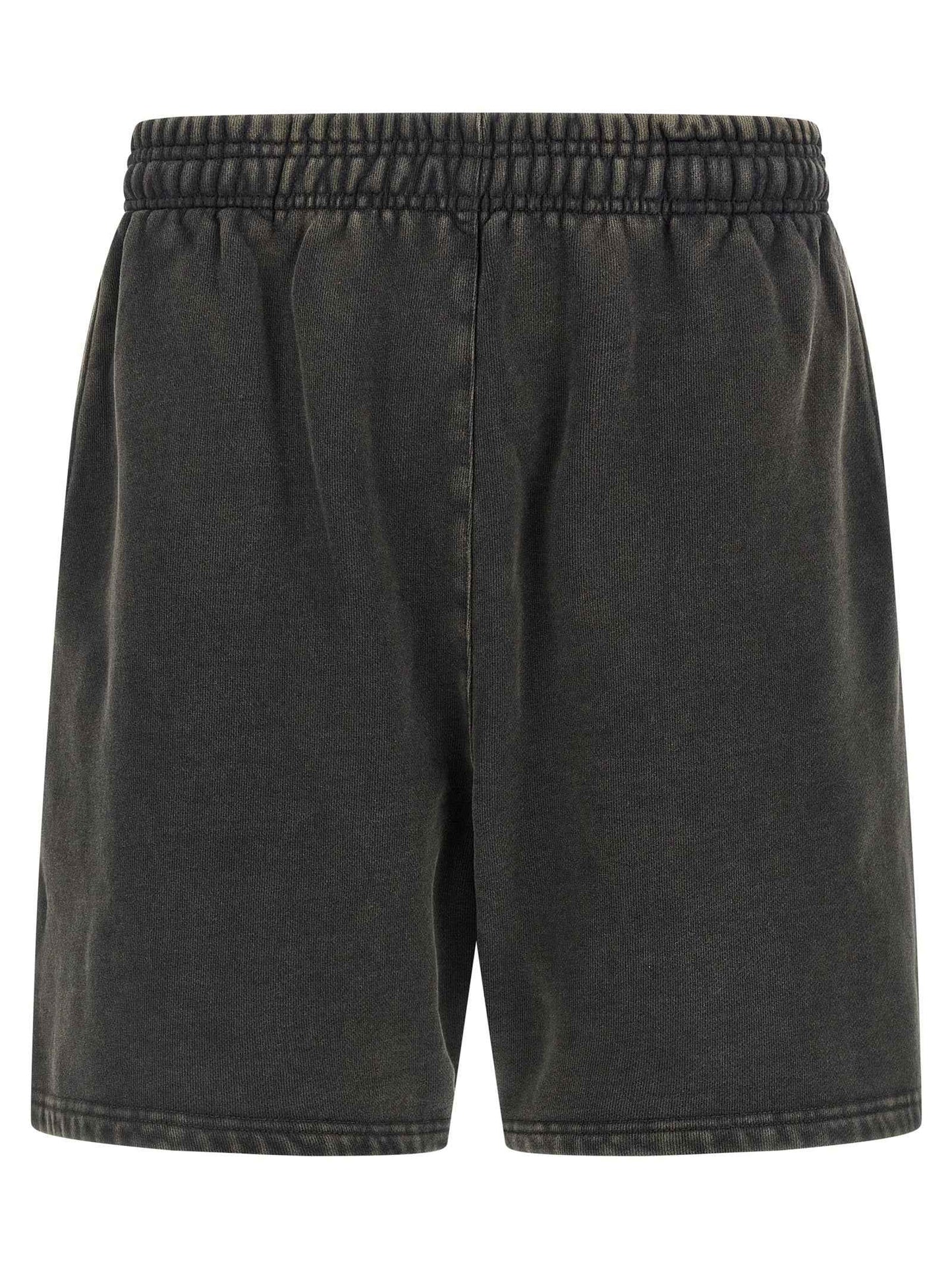 Gray Cotton Bermuda Shorts