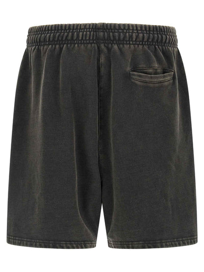 Gray Cotton Bermuda Shorts