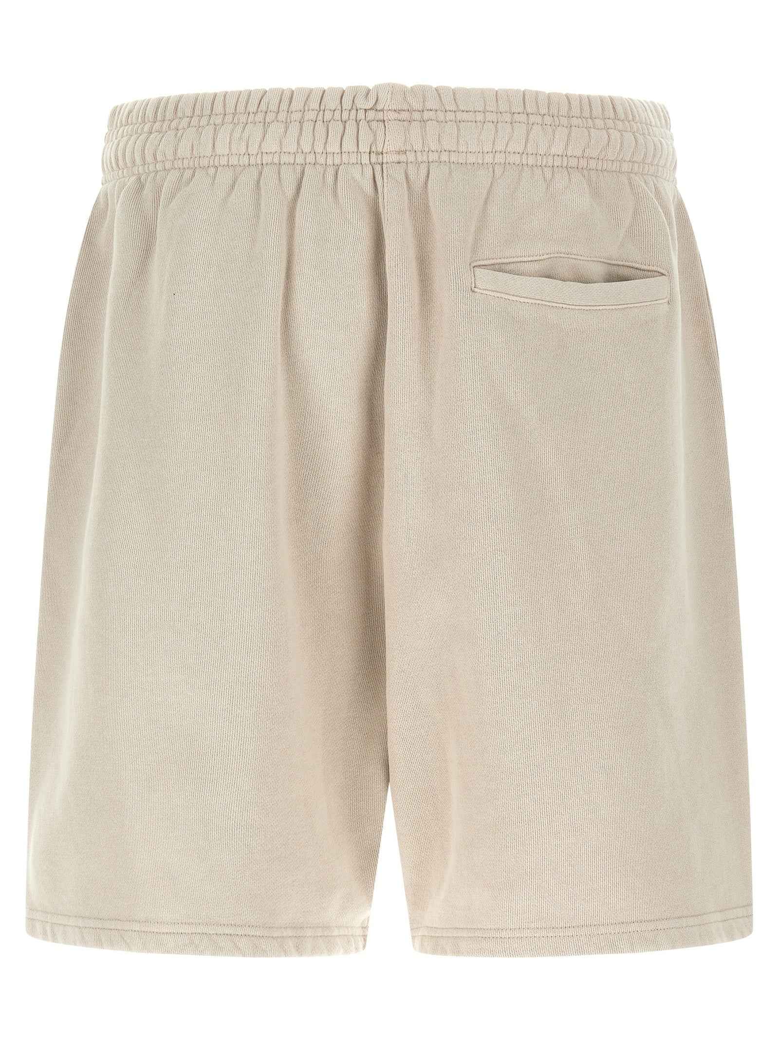 Beige Cotton Bermuda Shorts