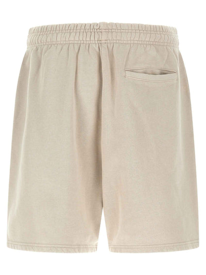 Beige Cotton Bermuda Shorts