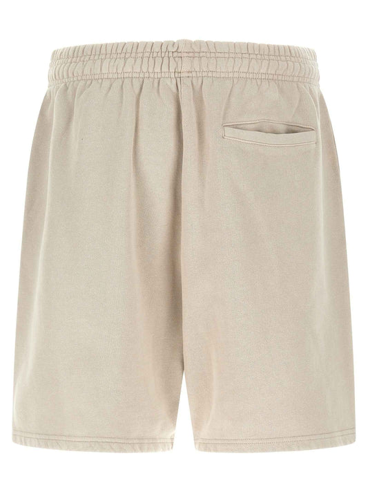 Beige Cotton Bermuda Shorts