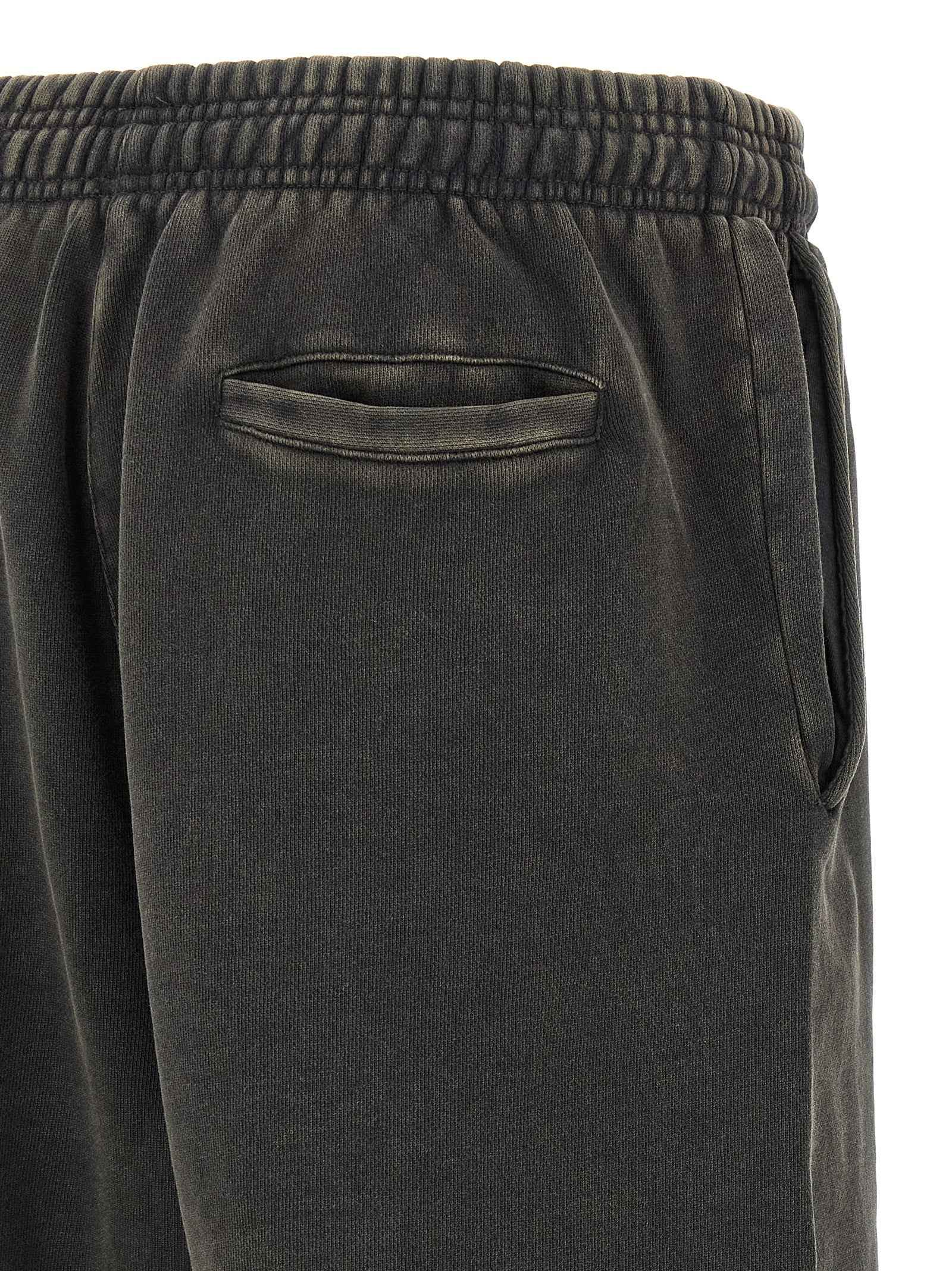 Gray Cotton Bermuda Shorts