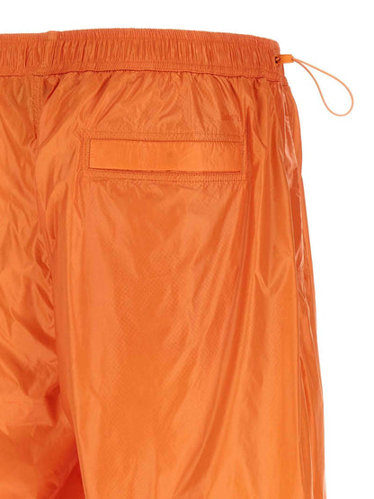Orange Polyamide Bermuda Shorts