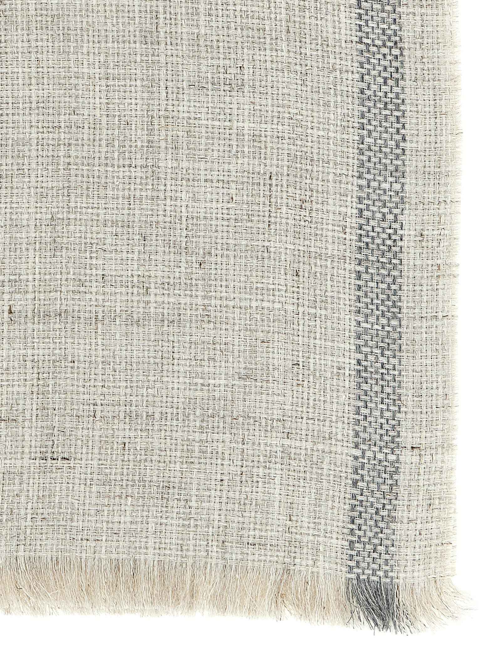 Gray Linen Scarf