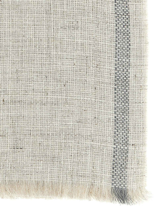 Gray Linen Scarf