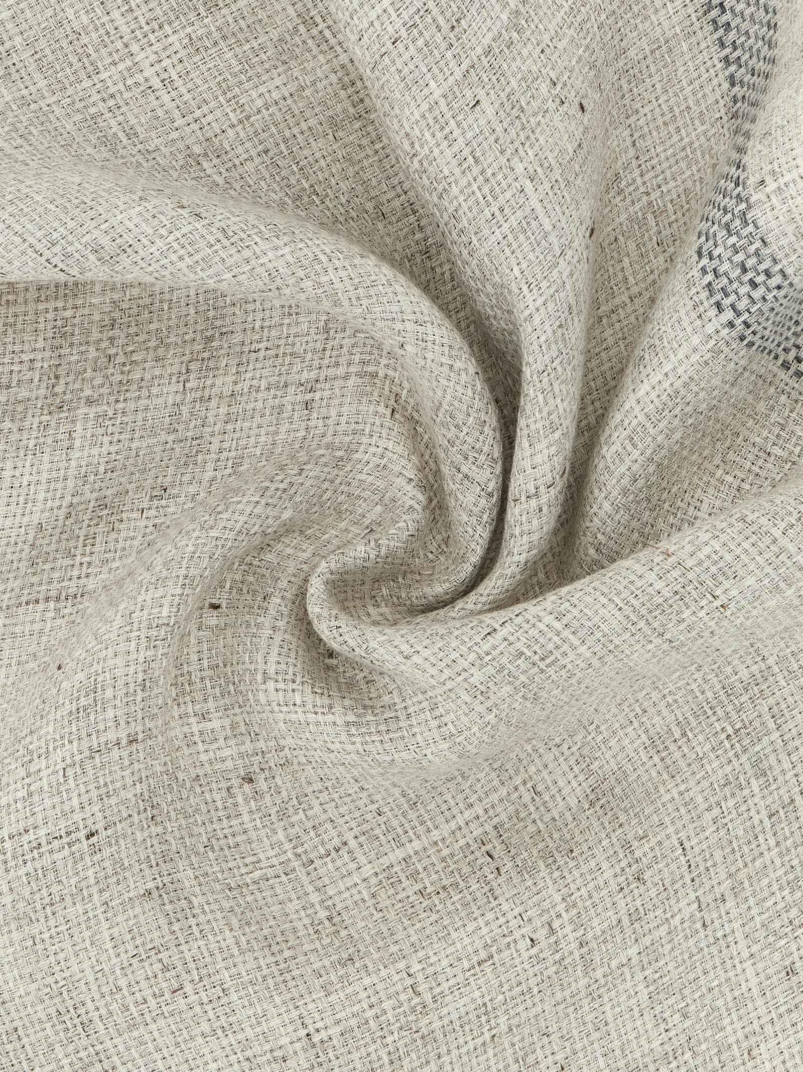 Gray Linen Scarf