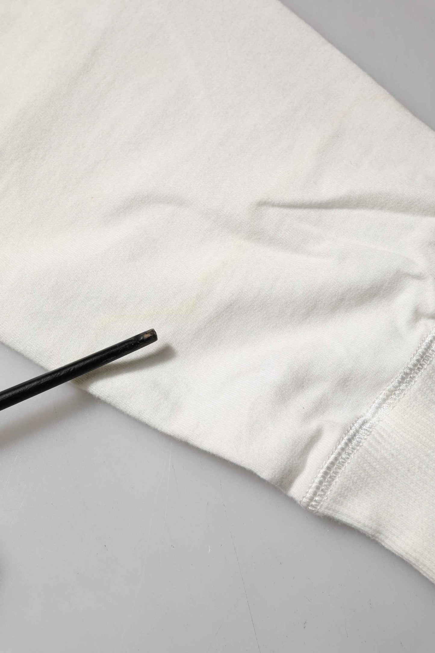 White Cotton Hooded Sweatshirt Sweater