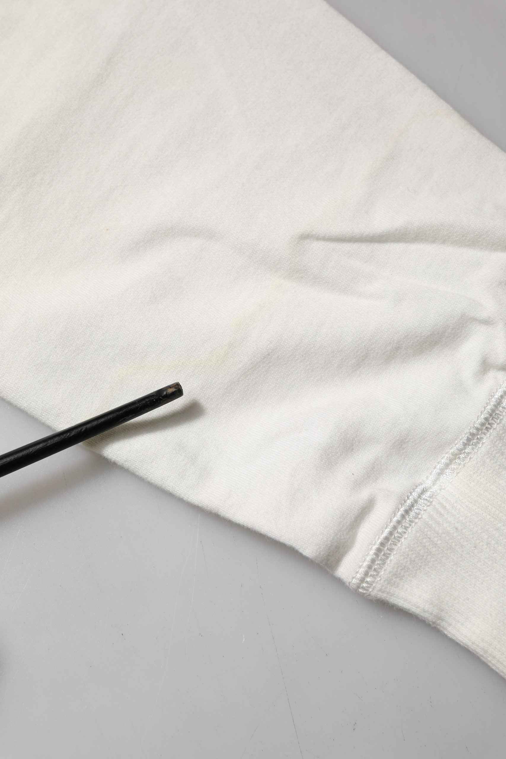 White Cotton Hooded Sweatshirt Sweater